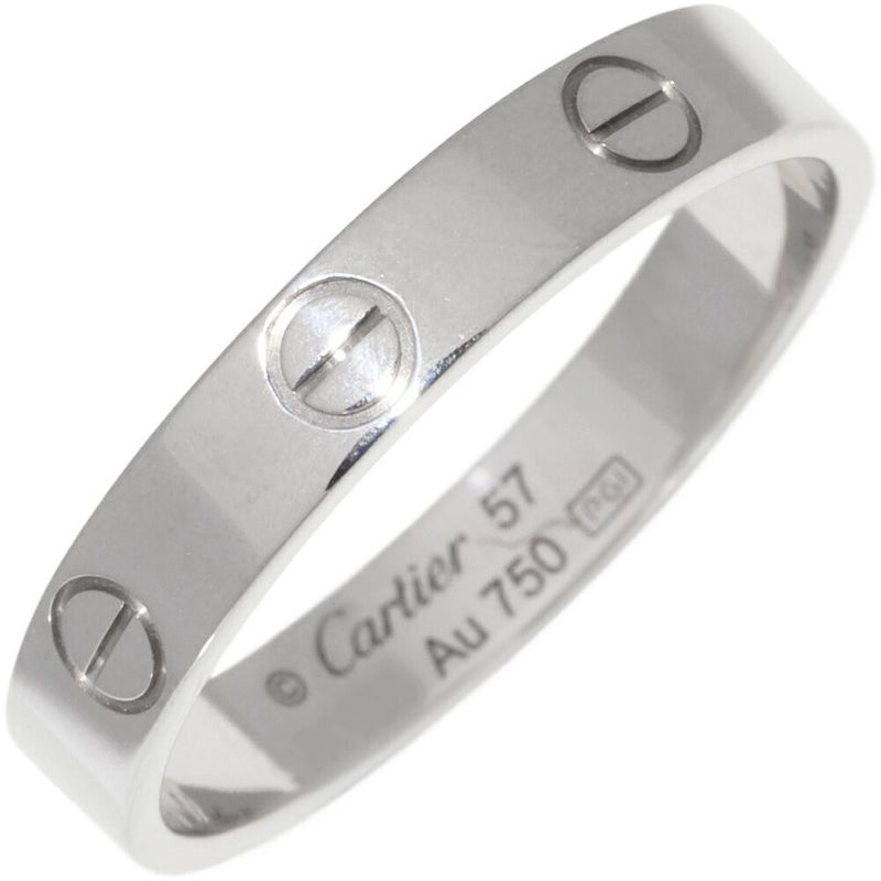 Cartier K18wg Love Ring Small Model